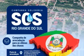 Tragédia no Rio Grande do Sul mobiliza corrente solidária em Paraguaçu Paulista