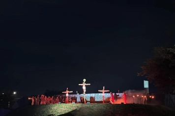 Foto - Paixão de Cristo 2026 bate recorde de público e emociona mais de 3 mil pessoas