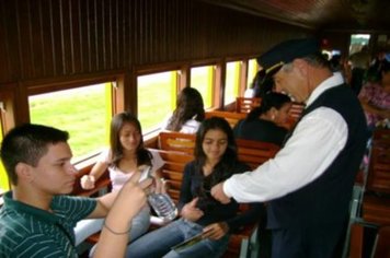 Foto - PASSEIO DO TREM TURÍSTICO DIA 03 DE ABRIL- SÁBADO