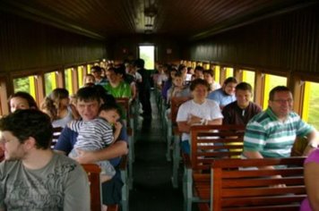Foto - PASSEIO DO TREM TURÍSTICO DIA 03 DE ABRIL- SÁBADO