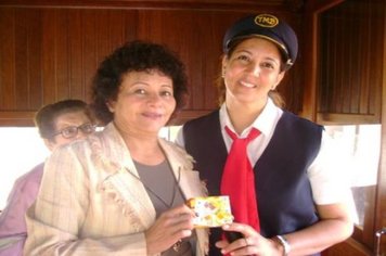 Foto - PASSEIO DO TREM TURÍSTICO DIA 09 DE MAIO - DOMINGO - DIA DAS MÃES