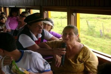 Foto - PASSEIO DO TREM TURÍSTICO DIA 09 DE MAIO - DOMINGO - DIA DAS MÃES