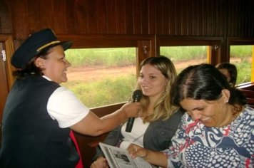 Foto - PASSEIO DO TREM TURÍSTICO DIA 09 DE MAIO - DOMINGO - DIA DAS MÃES