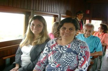 Foto - PASSEIO DO TREM TURÍSTICO DIA 09 DE MAIO - DOMINGO - DIA DAS MÃES