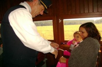 Foto - PASSEIO DO TREM TURÍSTICO DIA 13 DE JUNHO - DOMINGO - DIA DE SANTO ANTÔNIO