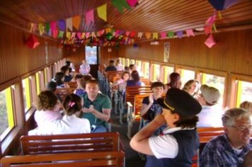 Foto - PASSEIO DO TREM TURÍSTICO DIA 04 04 DE JULHO - DOMINGO