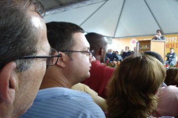 Foto - Entrega da SAMU ao prefeito Ediney em Tatuí