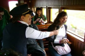 Foto - PASSEIO DO TREM TURÍSTICO DIA 10 DE JULHO - SÁBADO
