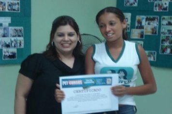 Foto - Formatura do curso de Atendentes do CRAS