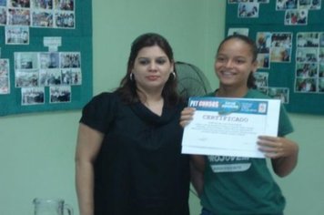 Foto - Formatura do curso de Atendentes do CRAS