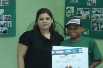 Foto - Formatura do curso de Atendentes do CRAS