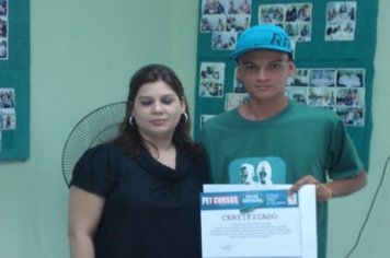 Foto - Formatura do curso de Atendentes do CRAS