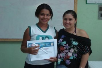 Foto - Formatura do curso de Atendentes do CRAS