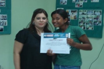 Foto - Formatura do curso de Atendentes do CRAS