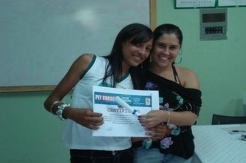 Foto - Formatura do curso de Atendentes do CRAS