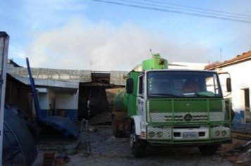Foto - Incêndio no centro da cidade