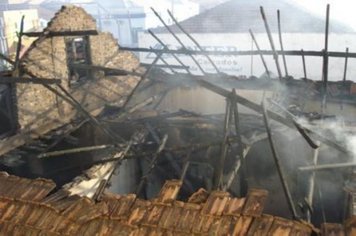 Foto - Incêndio no centro da cidade