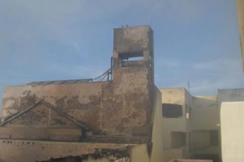 Foto - Incêndio no centro da cidade