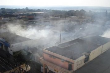 Foto - Incêndio no centro da cidade