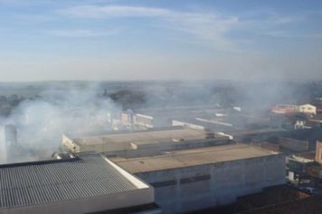 Foto - Incêndio no centro da cidade