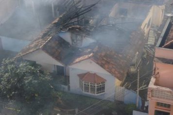 Foto - Incêndio no centro da cidade
