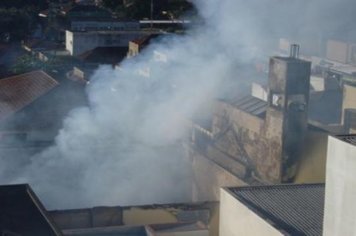 Foto - Incêndio no centro da cidade