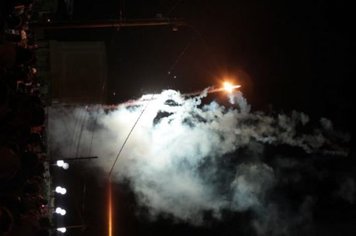 Foto - Chegada do Papai Noel - Fonte Luminosa