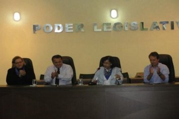 Foto - Visita do Deputado Edson Aparecido