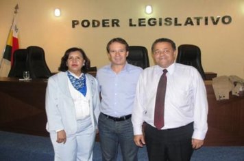 Foto - Visita do Deputado Edson Aparecido