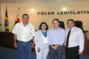 Foto - Visita do Deputado Edson Aparecido