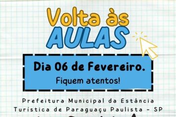 Departamento de Educação se prepara para a volta às aulas de quase 6 mil alunos da rede pública