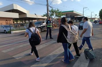 Guarda Municipal promove Blitz educativa próximo a escola Sesi 