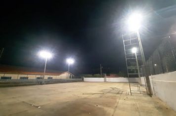 Quadra Poliesportiva da Soncini ganha iluminação de LED 