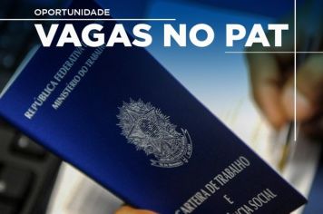 PAT de Paraguaçu Paulista tem oportunidades de emprego