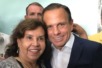 Prefeita Almira participa da posse do governador João Doria