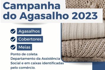 Fundo Social de Solidariedade lança a Campanha do Agasalho 2023 em Paraguaçu Paulista