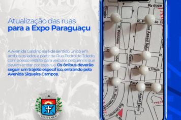 Ruas de acesso a Av. Galdino serão interditadas durante a Expo Paraguaçu