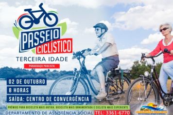 Assistência Social promove passeio ciclístico 