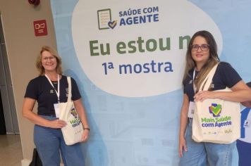 Agentes Comunitárias de Saúde de Paraguaçu apresentam experiência na 1ª Mostra Saúde com Agente, em Brasília/DF