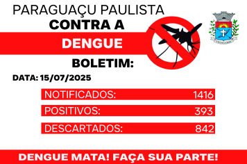 Paraguaçu Paulista mantém baixa incidência de Dengue e se destaca na região