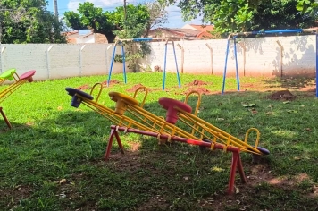 Mais alegria e desenvolvimento: novos brinquedos instalados na EMEF Prof. Antônio Mazzei