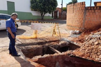 Prefeito Antian acompanha obras de ampliação e drenagem no bairro Fercon