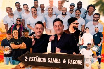 Estância Samba & Pagode acontece neste final de semana em Paraguaçu Paulista