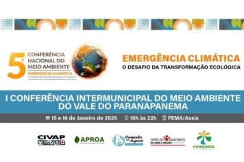 Civap e Prefeitura de Paraguaçu convidam para 'Conferência Intermunicipal de Meio Ambiente'