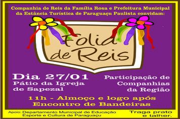 Neste sábado tem Folia de Reis em Sapezal
