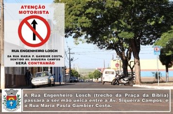 Três ruas passam a ter trecho com mão única, em Paraguaçu Paulista