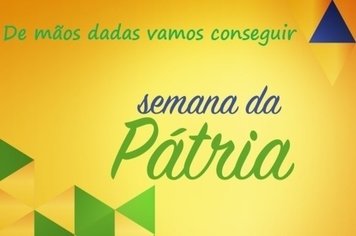 Comemorações da Semana da Pátria começam nesta segunda, dia 3