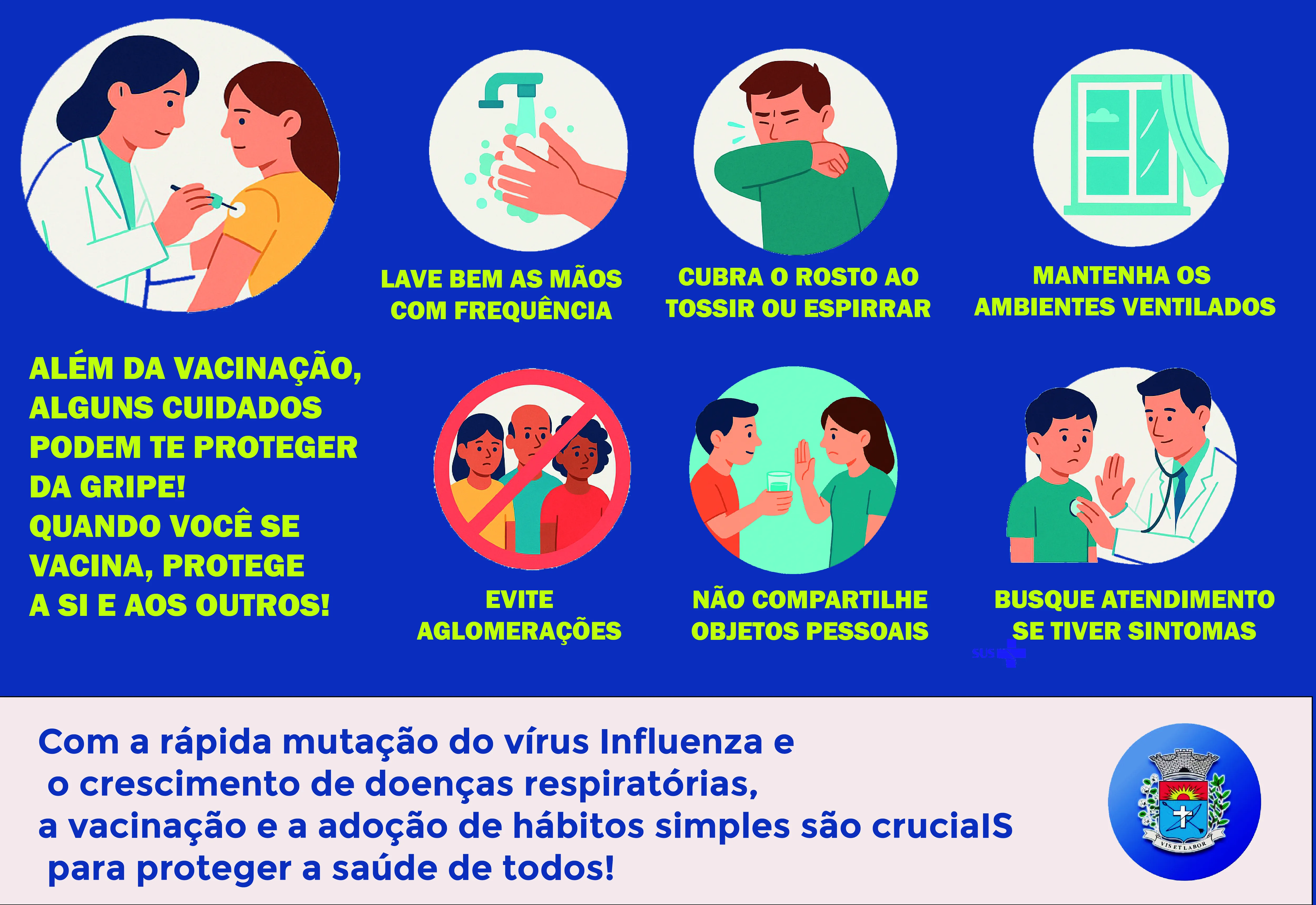 Cuidados com a gripe vão além da vacinação