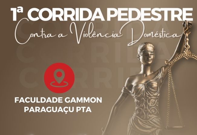 Acontece no próximo sábado, dia 9, a 1ª Prova Pedestre contra a Violência Doméstica em Paraguaçu Paulista