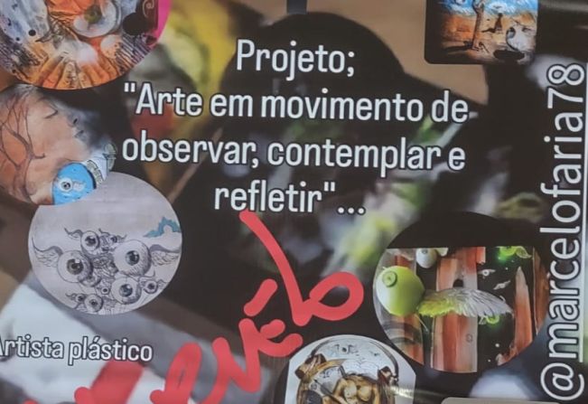 Artista paraguaçuense realiza exposição de artes no Departamento de Turismo e Cultura
